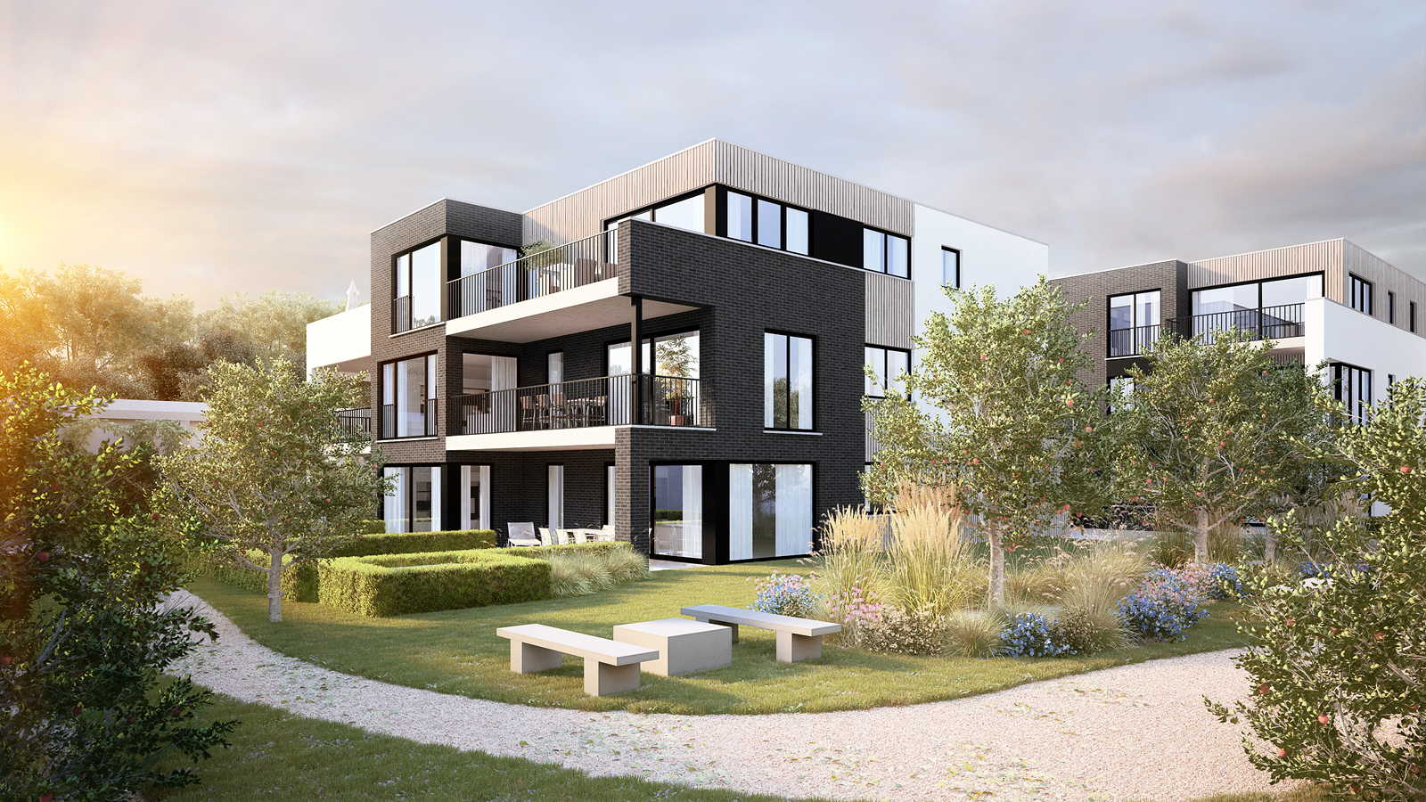 Deerlijk Nieuwbouw plukmuur