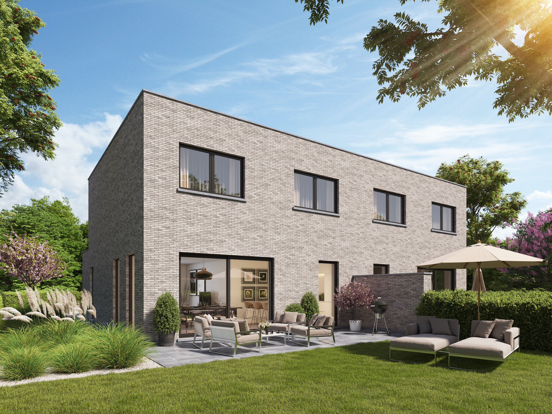 Tuin huis Waasmunster