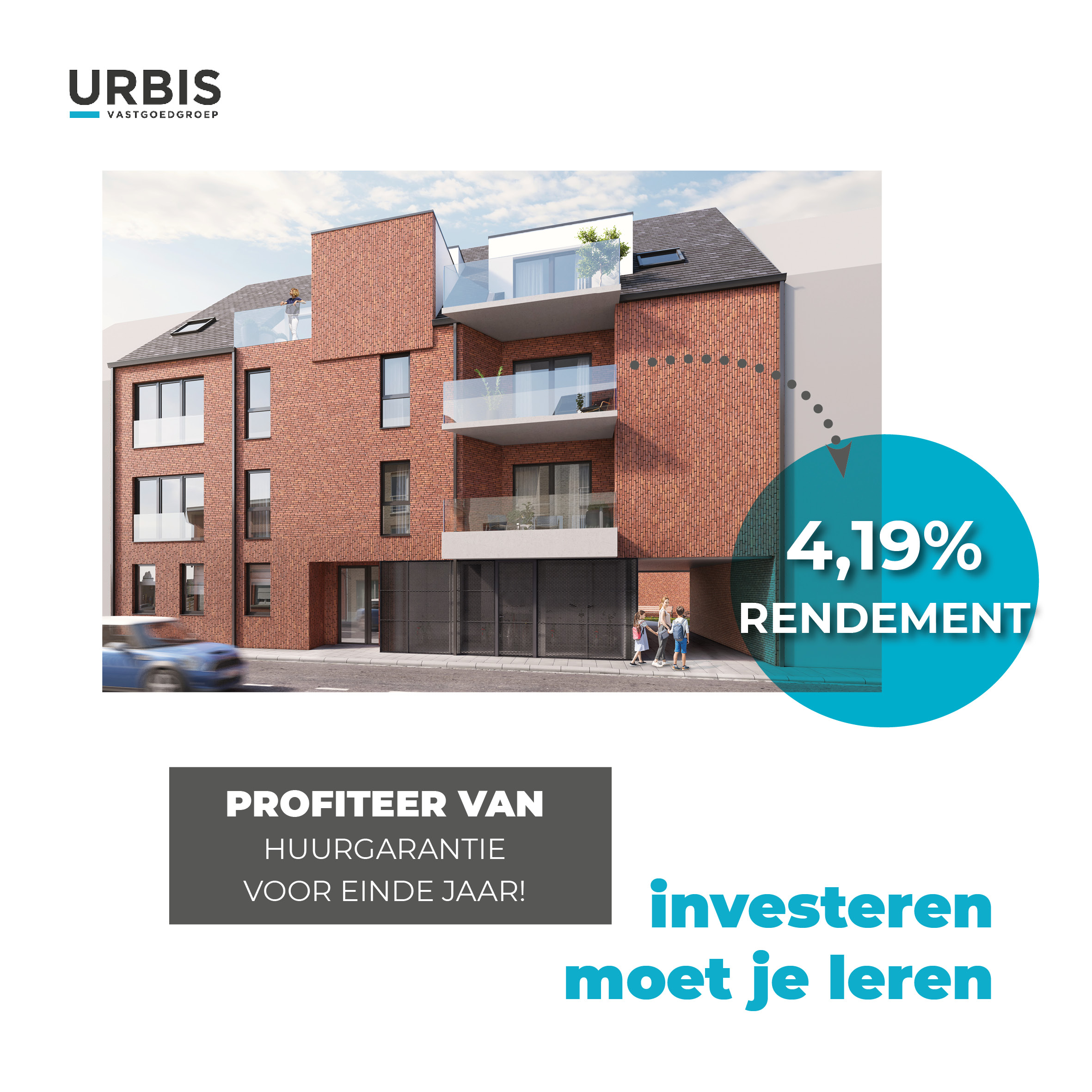 4% rendement aalst investeren