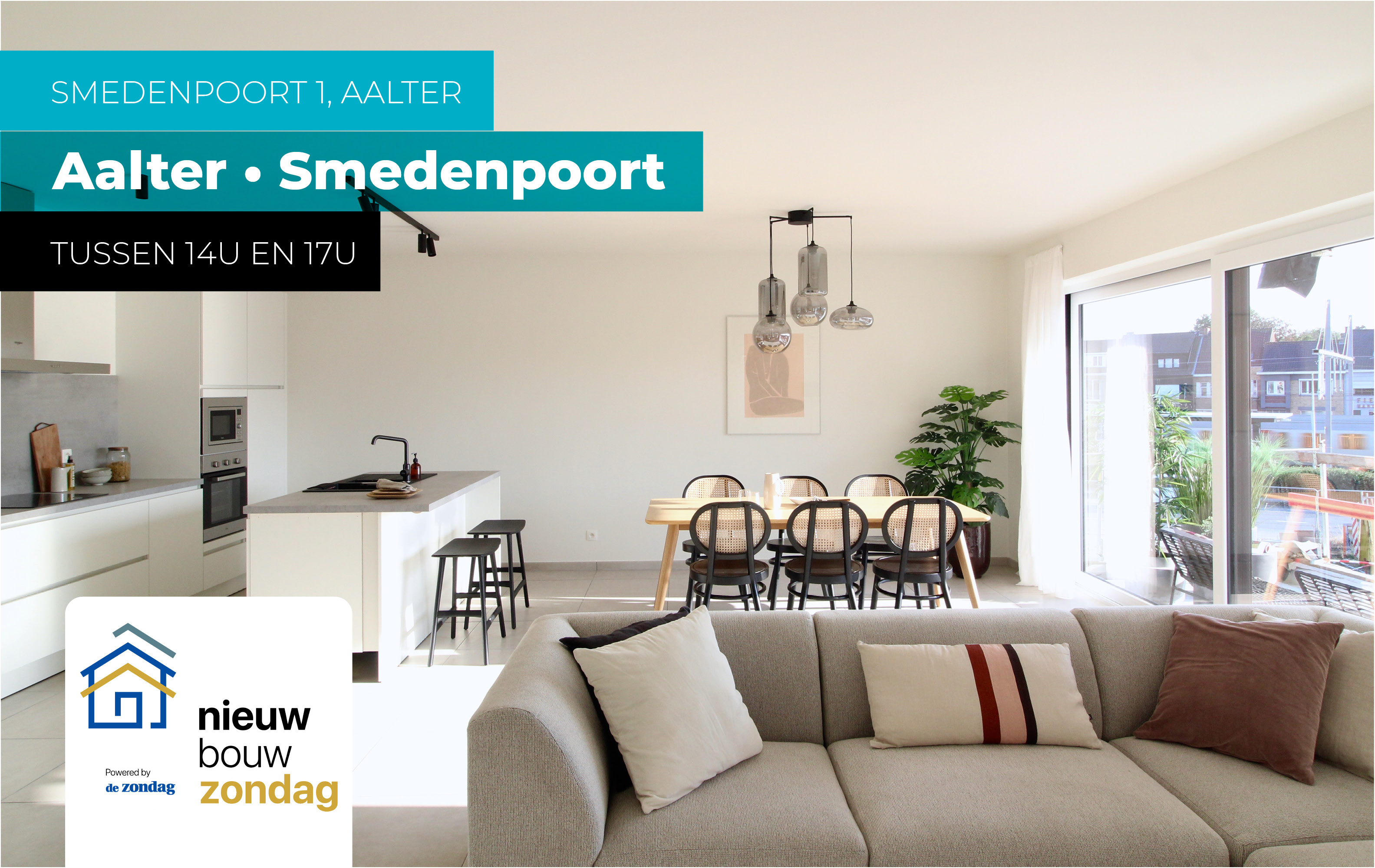 Aalter Smedenpoort appartement station